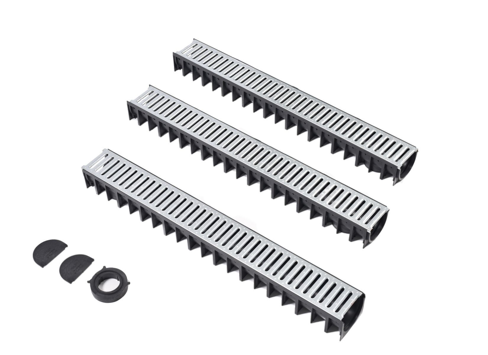 3x HDPE Lijngoot - verzinkt